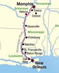 Map-Of-the-Lower-Mississippi-River